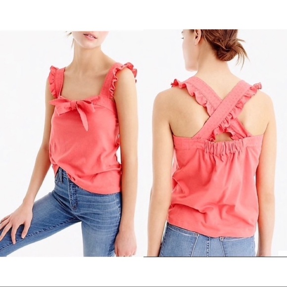 [J.CREW] Bow Tie Top - Picture 2 of 8